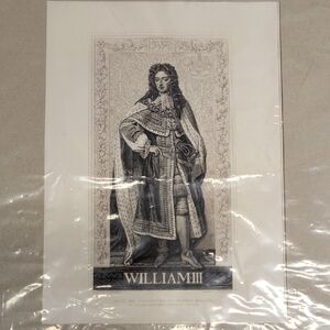 William III Historical Art Print Year 1878